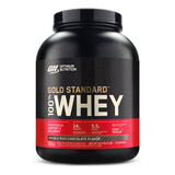 Suplemento En Polvo Optimum Nutrition  Proteína Gold Standard 100% Whey Proteína Sabor Double Rich Chocolate En Pote De 2.27kg