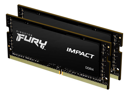 Ram Kingston Fury Impact, 64gb (2x32gb), Ddr4 2666mt/s Cl16