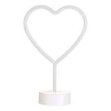 Lampara Neón Led Corazon Escritorio Usb 