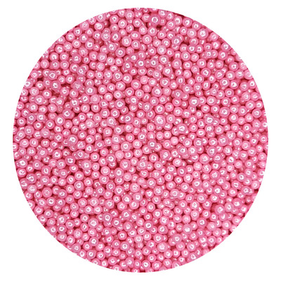 Perlas Baby Mini Color Rosa Pastel 1mm Decoración Repostería | MercadoLibre