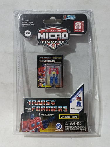 Transformers Optimus Prime Micro Figura World's Smallest 