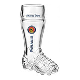 Cristaleria Vaso Bota De Cerveza Alemana Paulaner 500ml