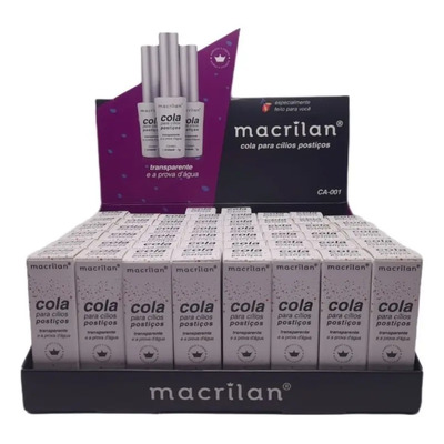 Box Cola Macrilan Transparente A Prova D'agua Ca001 56 Un | Frete grátis