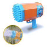 Lanzador De Burbujas Con Luz Led Recargable Bubble Blaster