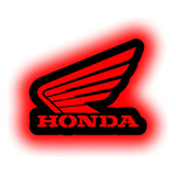 Cuadro Retroiluminado Led Motos Logo Honda