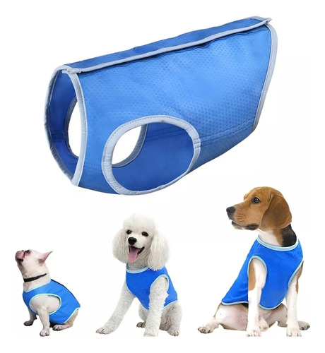 Chaleco Enfriamiento Refrescante Mascotas Poleron Talla L