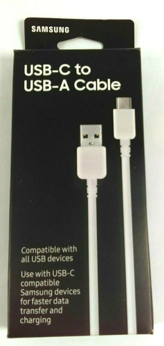 Cable Samsung Transferencia Usb-a Usb-c Original Nuevo Carga