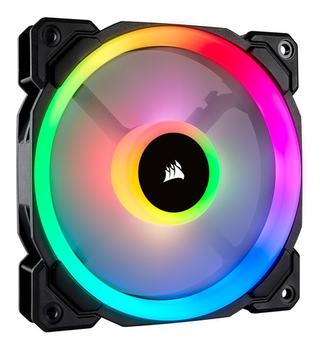 Ventilador Corsair Rgb Led Pwm Con Doble Bucle De Luz De 120