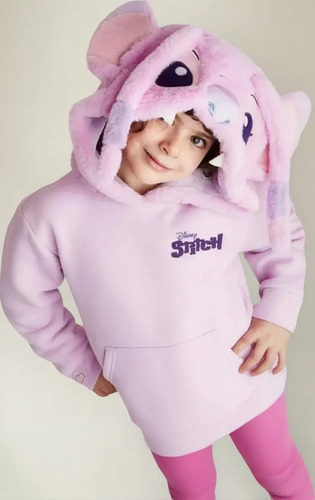 Sudadera Peluche Afelpada Niñas Disney Stitch Angel 1151037