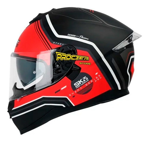 Casco Shaft Pro 600 Dv  + Pelicula Antiempañante