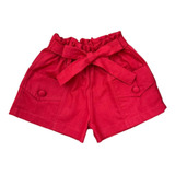 Roupas Infantis Shortinho Moda Mini Blogueirinha Meninas 