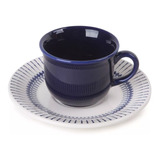 Set X6 Tazas De Te C/plato Linea Buzios - La Vidriera Regalo