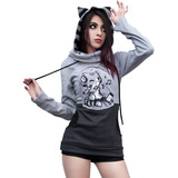 Syanne Sudadera Orejas De Gato Neko Cat Music Kawaii Anime