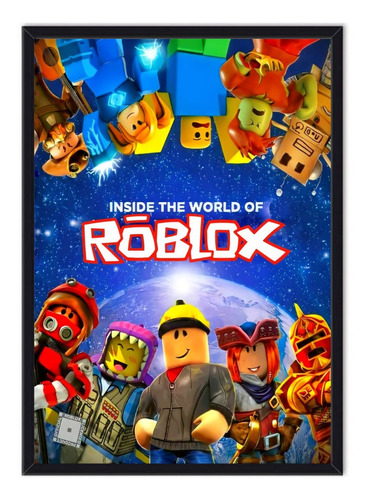 Cuadro Enmarcado - Póster Roblox - Videojuego