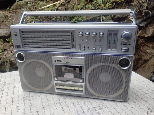 Silver St-858 Stereo Radio Cassette Recorder