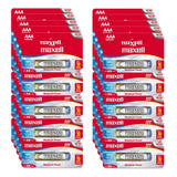 Pack 50 Pilas Alcalinas Maxell Tamaño Aaa 50 Unidades