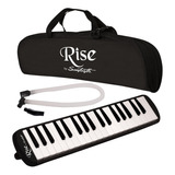 Rise By Sawtooth Piano Style Melodica Con 37 Llaves Color Ne