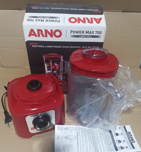 Liquidificador  127v Arno Power Max Limpa Fácil 1400w  Saldo
