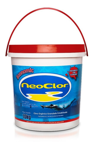 Cloro Para Limpeza De Piscina Economic Neoclor 10kg Promoção