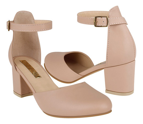 Tacones Dama Stylo 5382 Simipiel Beige