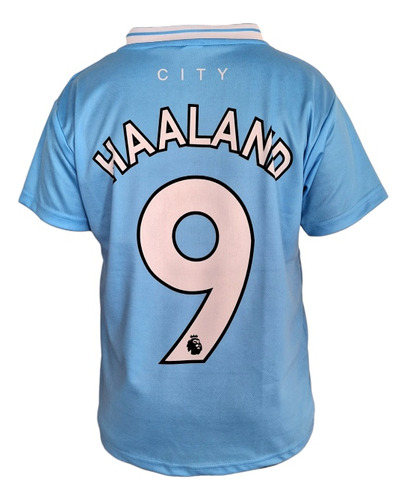 Playera Manchester City, Jersey Erling Haaland, Para Niño.