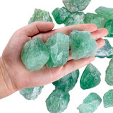 800g Piedras En Bruto Fluorita Verde A Granel Para Tumbling