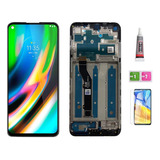 A Pantalla Lcd Con Marco For Moto G9 Plus