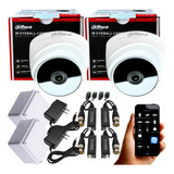 Kit Cámaras Seguridad 2 Domo Dahua 1080 Full Hd + Accesorios