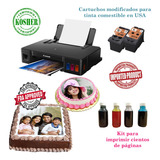 Impresora Canon Fda Kosher Modificada Para Tinta Comestible