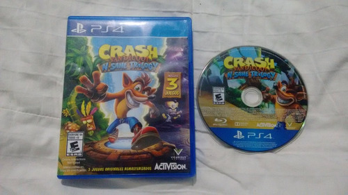 Crash Bandicoot N Sane Trilogy Completo Para Play Station 4