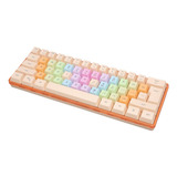 60% Teclado Mecánico, 61 Teclas, Retroiluminación Rgb Colori