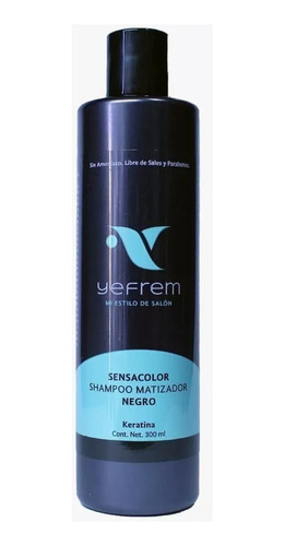 Shampoo Matizador Negro Libre De Sales Y Parabenos Platina