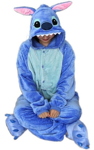 Pijama Enterito Polar De Stitch Animales Hombre Niños Mujer