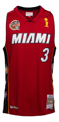 Camiseta Wade Miami Heat Hall Of Fame 2006 Nba Finals Nueva