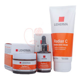 Rutina Kit Radian C Lidherma Crema+ Serum + Corporal 