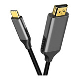 Cable Adaptador Usb-c A Hdmi 4k 2m Compatible Con Android