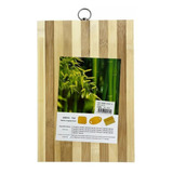 Tabla Bambú Para Cortar Picar Carne Verduras Asado 22x32cm
