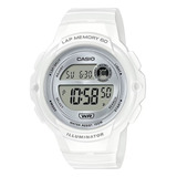 Relógio Casio Branco Prata Digital Feminino Lws-1200h-7a1vdf