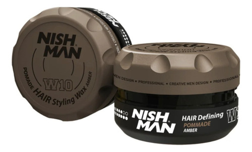 Hair Styling Amber Pomade W10 Nishman 100ml - Cera