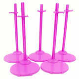 1 Suporte Pink Para Boneca Barbie Susi * Pedestal