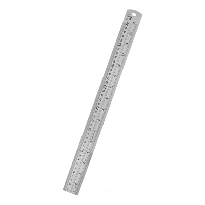 Regla Metalica 40 Cm Acero Inoxidable Tabla Corte Precision Color Plateado | MercadoLibre