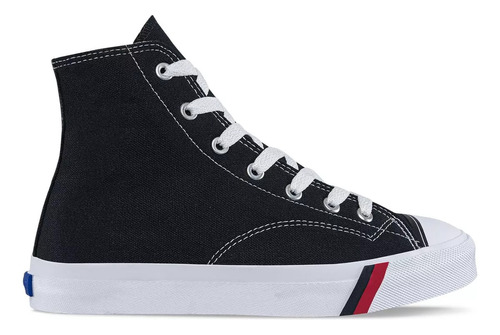 Tenis Royal Hi-cut Negro Para Jugar En Cancha De Asfalto