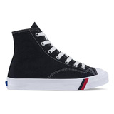 Tenis Royal Hi-cut Negro Para Jugar En Cancha De Asfalto