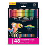 Lápices De Colores Doble Punta Prismacolor Junior 24 X 48 Pz