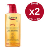 Combo X2 Eucerin Ph5 Aceite De Ducha Piel Sensible 400 Ml