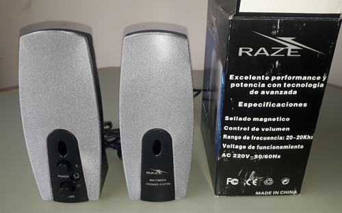 Par De Parlantes Para Pc Nuevos Marca Raze Modelo: Ms-402