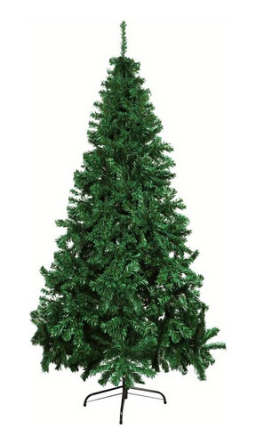 Árbol Navidad Pino Navideño 1.50m Frondoso Base De Metal 