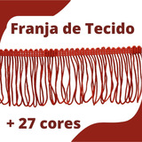 Franja De Tecido Vermelha - 5cm Rolo C/10 Metros - Nybc