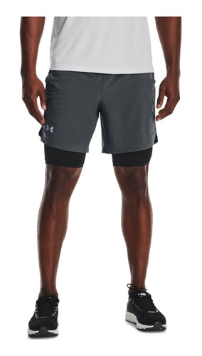 Pantaloneta Under Armour Sw 7 In-gris