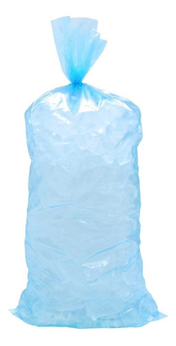 25 Kilos Bolsa De Hielo Azul De 3 Kgs 25x55 cm